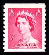 Canada (Scott No. 332 - Reine / Elizabeth / Queen) [**] TB / VF - Coil Stamps