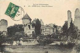 Depts Div -lot - Ref -421- Assier - Ruines Du Chateau   -carte Bon Etat - - Assier