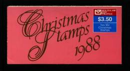 NEW ZEALAND - 1988  $ 3.50  BOOKLET  CHRISTMAS  MINT NH - Booklets