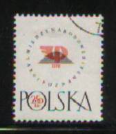 POLAND 1958 27TH INTERNATIONAL POZNAN TRADE FAIR USED - Unused Stamps