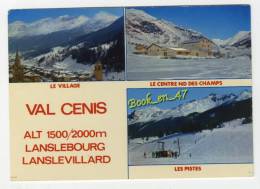 {40583} 73 Savoie Val Cenis Lanslebourg Lanslevillard , Multivues ; Le Village , Les Pistes , Le Centre ND Des Champs - Val Cenis