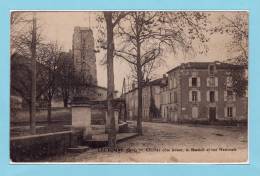 LECTOURE  - Clocher Côté Levant - Le Bastion Et Rue Nationale En 1906 - Lectoure