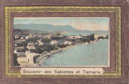 83 / SOUVENIR DES SABLETTES ET TAMARIS / SUPERBE CARTE A SYSTEME AVEC 10 VUES / RARE - Tamaris