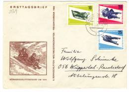 VER2569 - DDR GERMANIA , Mondiali Di Slittino Se Lettera Del 30/6/1966 - Briefe U. Dokumente