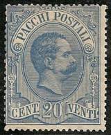 ITALIA 1884/86 - Yvert #2 (Paquetes Postales) - Mint No Gum (*) - Pacchi Postali