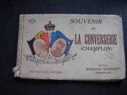 'Souvenir De La Converserie Champlon - Cartes Vues - Edition Remacle Toussaint" Livret - Books & Catalogues