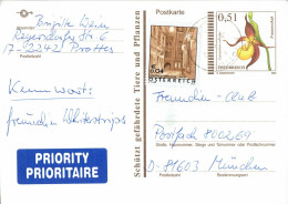 Österreich / Austria - Ganzsache Postkarte Echt Gelaufen / Postcard Used (X954) - Briefkaarten