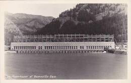 Oregon Powerhouse At Bonneville Dam Real Photo RPPC - Otros & Sin Clasificación