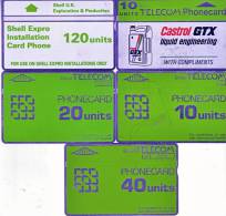 Royaume-Uni  BT Phonecard Lot 10+20+40+ 120 Units   Vide Et TTB **** Collections  RARES**** - Verzamelingen