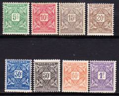 MAURITANIE 1914   YT TAXE 17 A 24  NEUFS *    TB - Ungebraucht