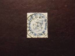 BELGIO 1883 LEOPOLDO 25 C USATO - 1883 Léopold II