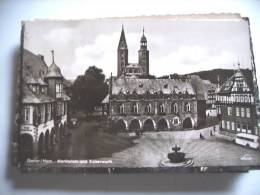 Duitsland Deutschland Allemagne Germany Niedersachsen Goslar Harz Marktplatz Autobus - Goslar