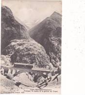 Ligne  Martigny - Chamonix.  Finhaut,  Le  Viaduc  Et  Le  Glacier  Du  Trient - Finhaut