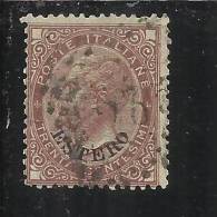 LEVANTE EMISSIONI GENERALI 1874 ITALY OVERPRINTED SOPRASTAMPATO D´ ITALIA 30 CENT.  USED TIMBRATO - Emissions Générales