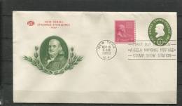 USA 1950 Upgrated Postal Stationary Cover A.S.D.A. Stamp Show NewYork  Cancel First Day Of Issue - Otros & Sin Clasificación