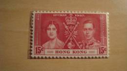 Hong Kong  1937  Scott #152  MH - Nuevos
