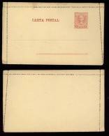 Argentina Ca 1890 Lettercard Stationery Perforation Error - Covers & Documents