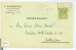 HANDGESCHREVEN BRIEFKAART Uit 1917 Van GOES Naar AMSTERDAM   (7580) - Storia Postale