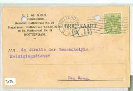 HANDGESCHREVEN BRIEFKAART Uit 1917 Van ROTTERDAM Naar DEN HAAG   (7581) - Storia Postale