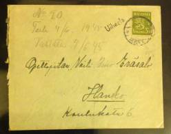 Finland: Used Cover In 1945 - Fine - Lettres & Documents