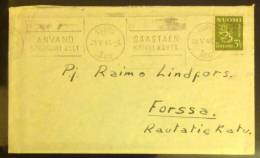 Finland: Cover In 1945 - Fine - Lettres & Documents