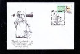 ALBERT EINSTEIN, NOBEL PRIZE, PHYZICIST, SPECIAL COVER, OBLIT CONC, 2001, ROMANIA - Albert Einstein