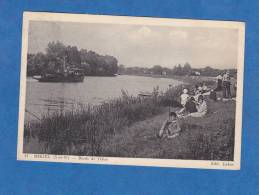 CPA - MERIEL - Bords De L'Oise - Bateau à Vapeur - 1937 - Meriel