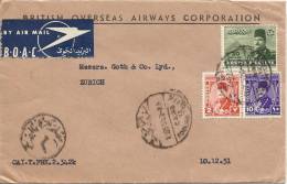 1951 Brief In Die Schweiz - Brieven En Documenten