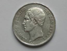 5 Francs 1850 -BELGIQUE - Leopold Premier I Roi Des Belges. - L´union Fait La Force **** EN ACHAT IMMEDIAT **** - 5 Francs