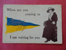 Buffalo,NY--When Are You Coming To Buffalo,NY--cancel 1936--Ref PJ -104 - Buffalo