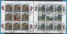 1999 X  EUROPA Cept 1999  JUGOSLAVIJA  JUGOSLAWIEN JUGOSLAVIA FLORA FAUNA 2 Mini Sheets  USED LUX - Used Stamps