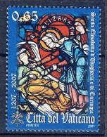 #Vatican 2007. Elisabet Von Thüringen. Glass Painting. Michel 1600. MNH(**) - Unused Stamps