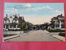 Charleston,WV--Fine Residence, Corner Of Virginia Street And Ruffner Avenue--cancel 1915--Ref PJ 106 - Charleston
