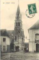 Depts Divers -maine Et Loire -ref 33- Tiercé - L Eglise   -carte Bon Etat  - - Tierce