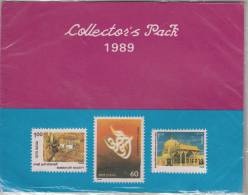 India MNH 1989, Post Office / Department Collectors Year Pack - Volledig Jaar