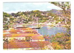 Fort George Overlooks The Inner Harbour And Town Of St George 's, GRENADA, West Indies; Ship / Voilier; Années 60, TB - Grenada