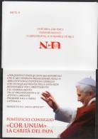 VATICANO – VATICAN CITY - VATICAN - 2010 - PONTIFICIO CONSIGLIO "COR UNUM" LA CARITA' DEL PAPA - 5 CARTOLINE ** - Unused Stamps