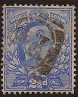 GB 1902 2 1/2d Ultramarine KE VII SG 230 U RV2025 - Zonder Classificatie