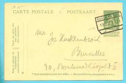 Entier Met Spoorwegstempel ROULERS Op 19/OCT/1914 !!!! - Not Occupied Zone