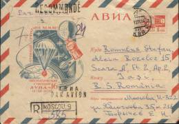 Russia-Postal Stationery Cover 1970-Automatic Station Luna 16 Return To Earth,with A Sample Of The Lunar Soil - Africa