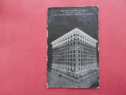 Colorado > Denver  Gas & Electric Building At Night  1911 Cancel   --- Ref 953 - Denver