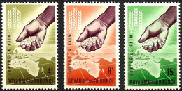 BURUNDI..1963..Michel # 48-50...MLH. - Neufs