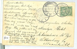 POSTKAART Uit 1911 Gelopen Van VELP Via MAASTRICHT Naar VALKENBURG * NVPH 55 (7610) - Briefe U. Dokumente