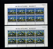 NEW ZEALAND - 1964  HEALTH  TWO  MS     MINT NH - Blocks & Sheetlets