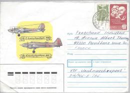 Enveloppe Illustrée Avions De Guere Chasseurs - Brieven En Documenten
