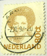 Netherlands 1991 Queen Beatrix 80c - Used - Used Stamps