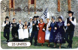 TELECARTE  NOUVELLE-CALEDONIE  25 Unités   Groupe Breton Danse Dance - Nouvelle-Calédonie