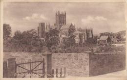 C1900 WELLS CATHEDRAL FORM TOR HILL - Wells