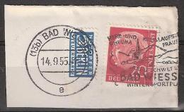 Deutsche Bundespost 1955 Stempel ""Bad Wiessee - Herz- Und KreislaufstÂ”rungen - Rheuma - Frauenleiden - Wintersportplat - Maschinenstempel (EMA)