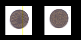 10 REICHSPFENNIG 1929 D - 10 Reichspfennig